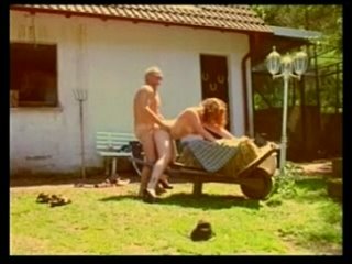 oldje sex on the farm [edt] - mature farmer tom fucks a woman s ass (direct anal, cim blow)